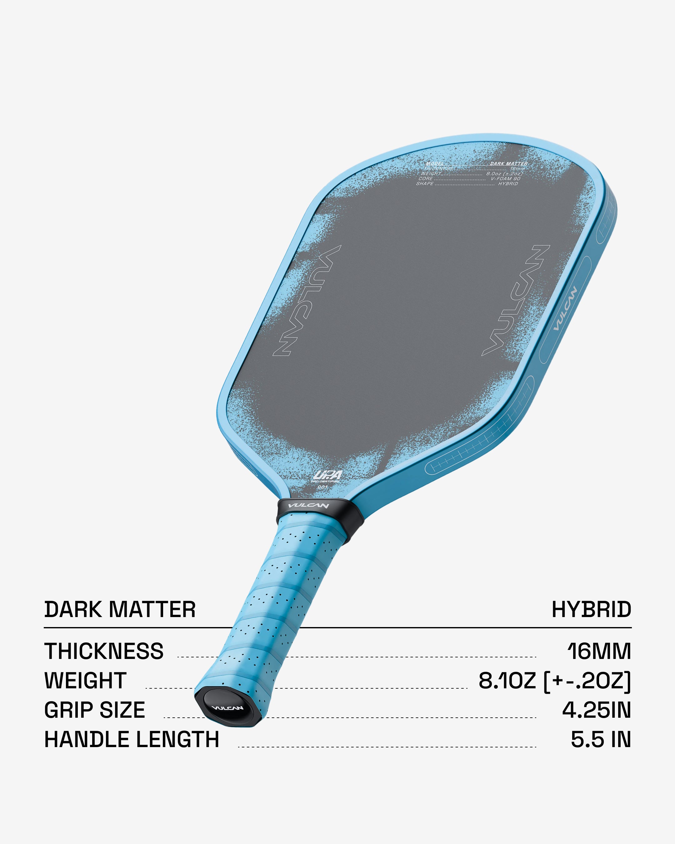 Vulcan Chapter 01 Dark Matter - Hybrid 16mm – Vulcan Pickleball
