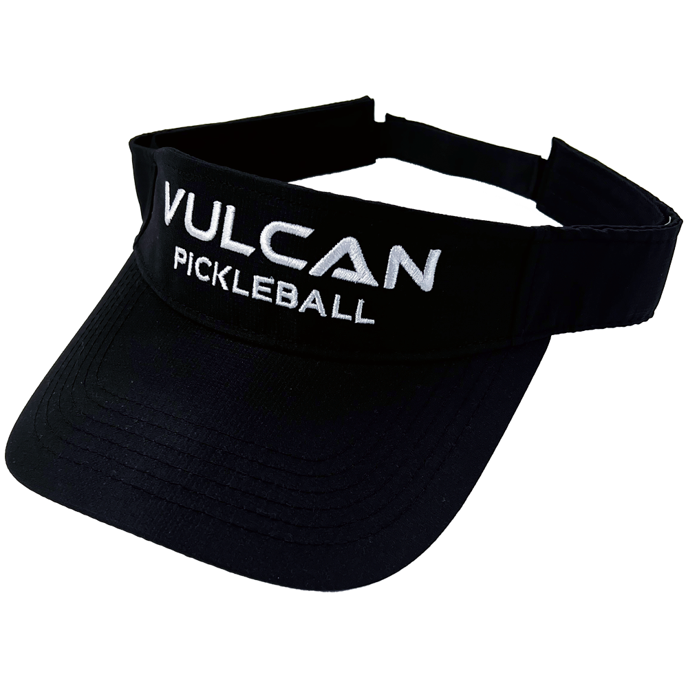 Vulcan Pickleball Visor - Black