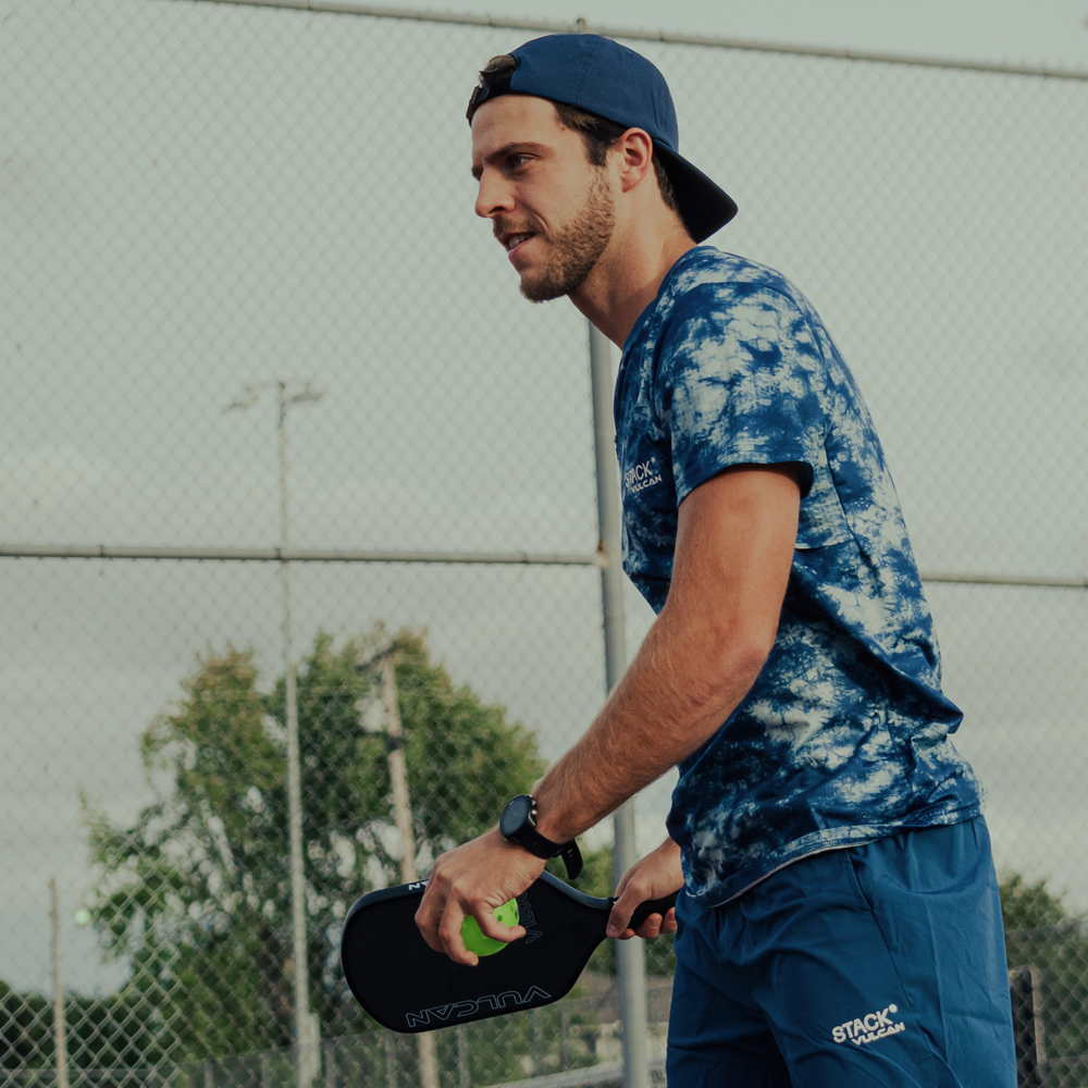 VULCAN x STACK Zip Pickleball Tee