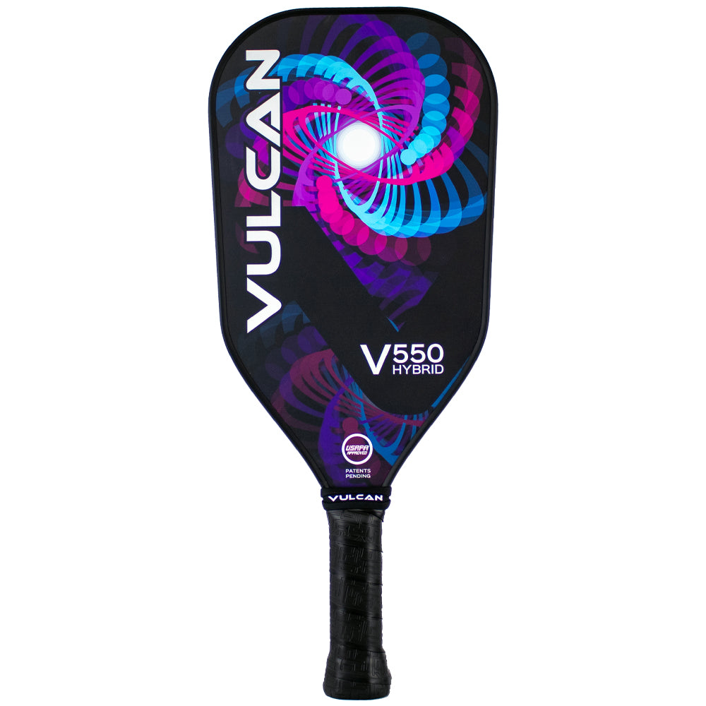 Vulcan V550 Elongated Pickleball Paddle | Purple Entropy